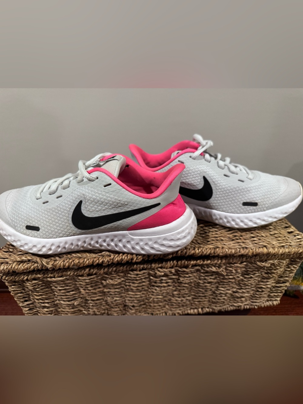 Nike Revolution 5 running shoes. Youth /Woman size - youth  3.5 Y - women size 5